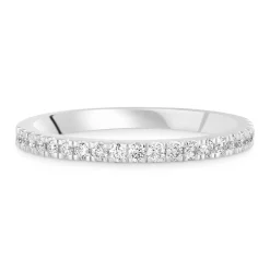 Royal Asscher Platinum Diamond Wedding Ring