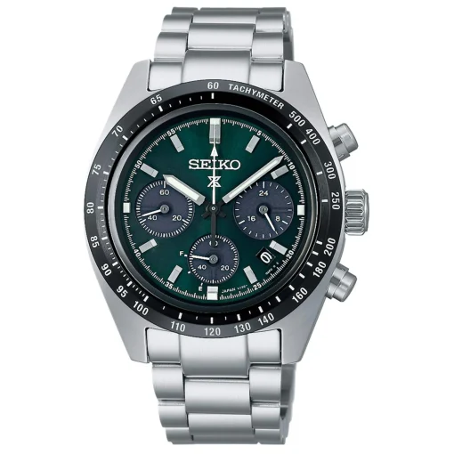 Seiko Prospex 'Deep Green' Speedtimer Solar Chronograph 39mm Men’s Watch