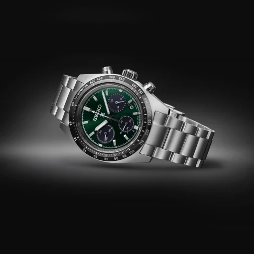Seiko Prospex 'Deep Green' Speedtimer Solar Chronograph 39mm Men’s Watch