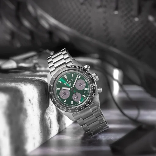 Seiko Prospex 'Deep Green' Speedtimer Solar Chronograph 39mm Men’s Watch