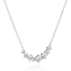 Sif Jakobs Belluno Piccolo Silver Cubic Zirconia Necklace