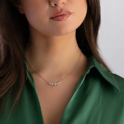 Sif Jakobs Belluno Piccolo Silver Cubic Zirconia Necklace