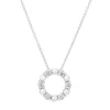 Sif Jakobs Biella Perla Silver Cubic Zirconia Freshwater Pearl Necklace