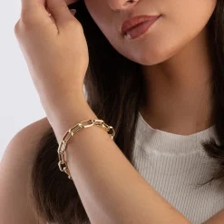 Sif Jakobs Capri 18ct Yellow Gold Plated Link Bracelet