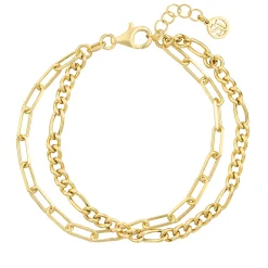 Sif Jakobs Dorno Yellow Gold Plated Link Bracelet