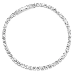 Sif Jakobs Ellera Grande Silver Cubic Zirconia Tennis Bracelet