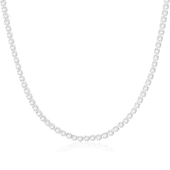 Sif Jakobs Ellera Grande Silver Cubic Zirconia Tennis Necklace