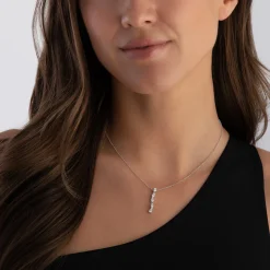 Sif Jakobs Ellera Ovale Lungo Cubic Zirconia Necklace