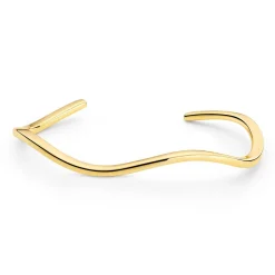 Sif Jakobs Ellera Waves 18ct Yellow Gold Plated Bangle