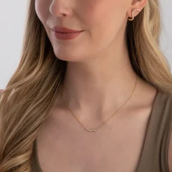 Sif Jakobs Ellera Waves 18ct Yellow Gold Plated Cubic Zirconia Earrings
