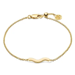 Sif Jakobs Ellera Waves Pianura 18ct yellow gold plated Bracelet