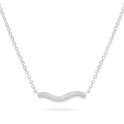 Sif Jakobs Ellera Waves Pianura Silver Necklace