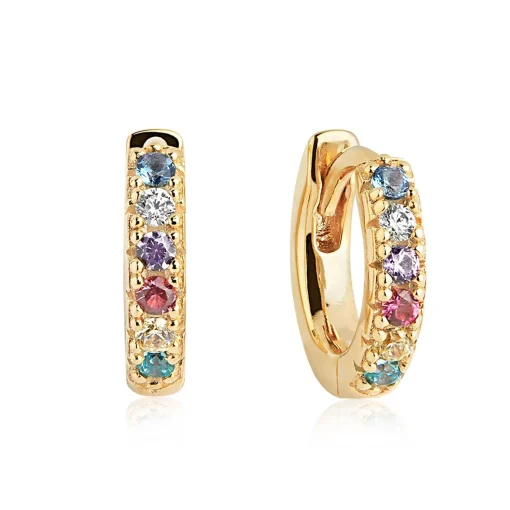 Sif Jakobs Ellera Yellow Gold Plated Cubic Zirconia Earrings