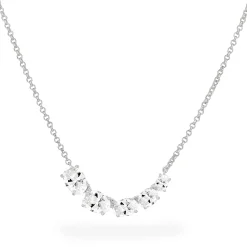 Sif Jakobs Ellisse Silver Cubic Zirconia Necklace