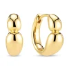 Sif Jakobs Goccia Creolo Piccolo Pianura 18ct Yellow Gold Hoop Earrings