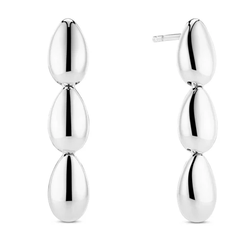Sif Jakobs Goccia Pianura Silver Drop Earrings