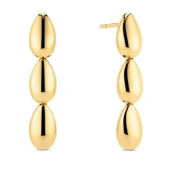 Sif Jakobs Goccia Pianura 18ct Yellow Gold Plated Drop Earrings