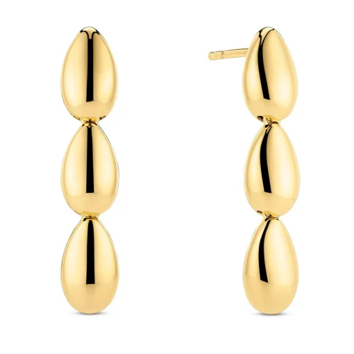 Sif Jakobs Goccia Pianura 18ct Yellow Gold Plated Drop Earrings