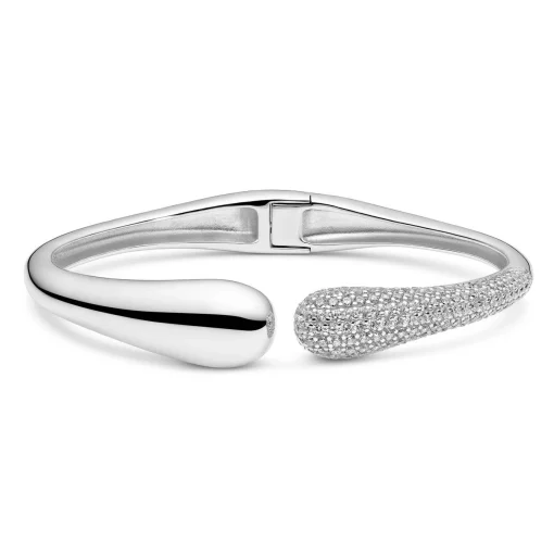 Sif Jakobs Goccia Silver Cubic Zirconia Bangle