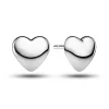 Sif Jakobs Julia Silver Heart Shaped Stud Earrings
