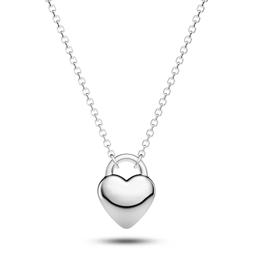 Sif Jakobs Julia Silver Heart Shaped Necklace