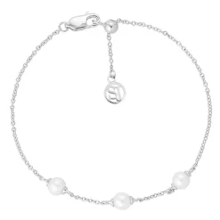 Sif Jakobs Padua Tre Silver Freshwater Pearl Bracelet