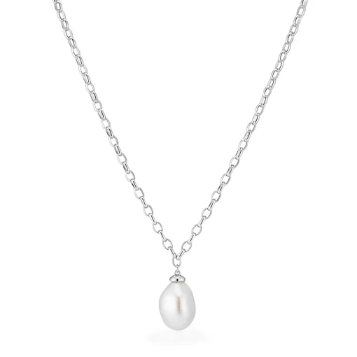 Sif Jakobs Padua Uno Silver Freshwater Pearl Necklace
