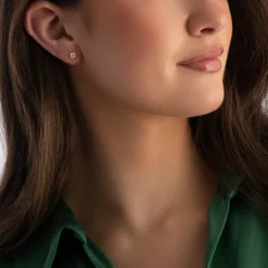 Sif Jakobs Roccanova Piccolo 18ct Yellow Gold Plated Cubic Zirconia Stud Earrings