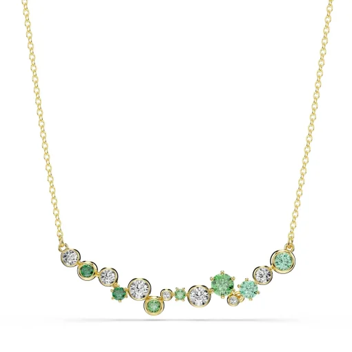 Swarovski Constella Yellow Gold Tone Crystal Necklace