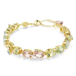 Swarovski Gema Yellow Gold Plated Crystal Bracelet