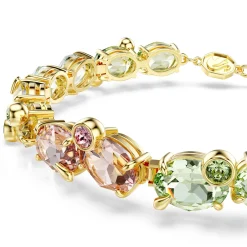 Swarovski Gema Yellow Gold Plated Crystal Bracelet