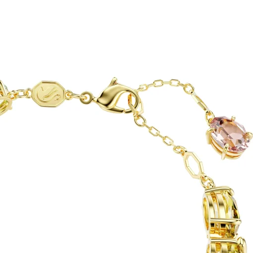 Swarovski Gema Yellow Gold Plated Crystal Bracelet