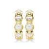 Swarovski Imber Yellow Gold Plated Hoop Earrings