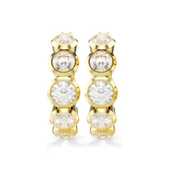 Swarovski Imber Yellow Gold Plated Hoop Earrings