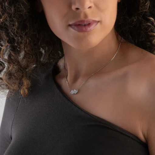 Swarovski Mesmera Attract Silver Crystal Necklace