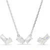 Swarovski Mesmera Crystal Necklace and Earrings Set