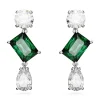 Swarovski Mesmera Green Drop Earrings