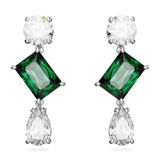Swarovski Mesmera Green Drop Earrings