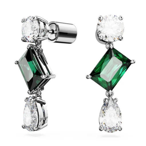 Swarovski Mesmera Green Drop Earrings