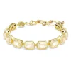 Swarovski Millenia Yellow Gold Tone Crystal Tennis Bracelet