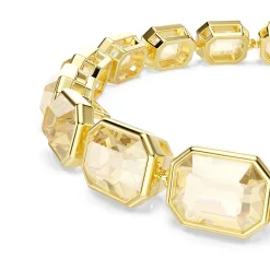 Swarovski Millenia Yellow Gold Tone Crystal Tennis Bracelet