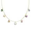 Swarovski Stilla Gold Tone Multicoloured Necklace