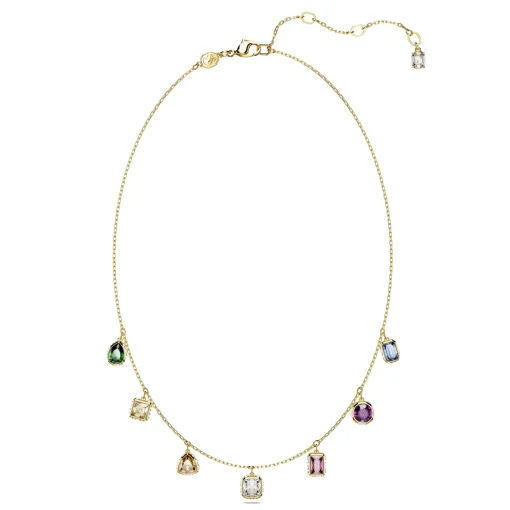 Swarovski Stilla Gold Tone Multicoloured Necklace