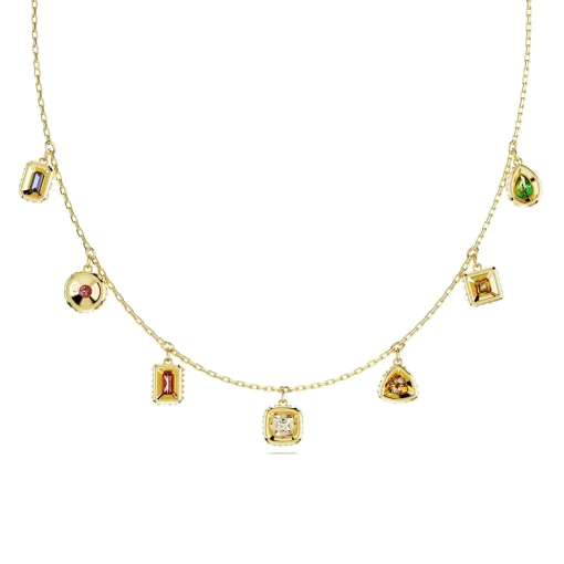 Swarovski Stilla Gold Tone Multicoloured Necklace