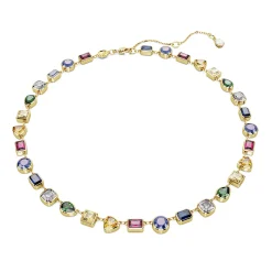 Swarovski Stilla Gold Tone Multicoloured Necklace