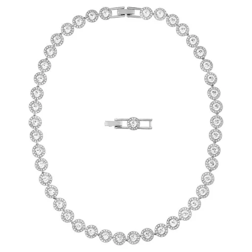 Swarovski Una Angelic Silver Crystal Necklace