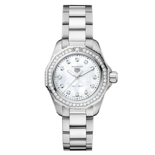 TAG Heuer Aquaracer Professional 200 30mm Mother of Pearl Diamond Ladies Watch