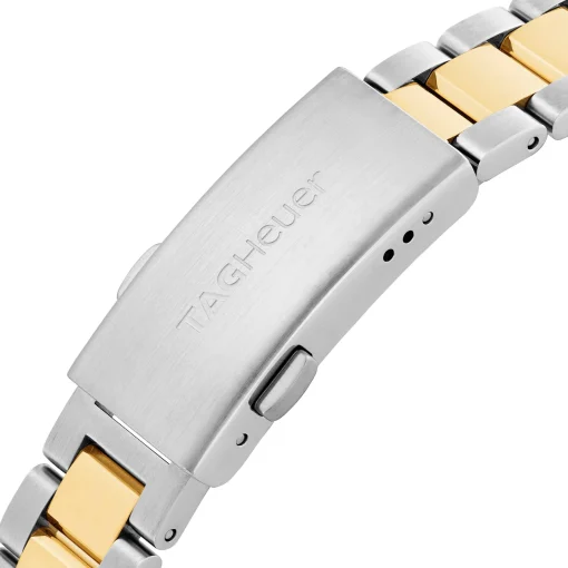 TAG Heuer Aquaracer Quartz Ladies Mother of Pearl Steel and 18K Yellow Gold Coating 27mm Watch