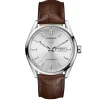 TAG Heuer Carrera Calibre 5 Automatic Mens Silver Leather Watch