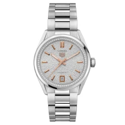 TAG Heuer Carrera Date 36mm Diamond Automatic Ladies Watch